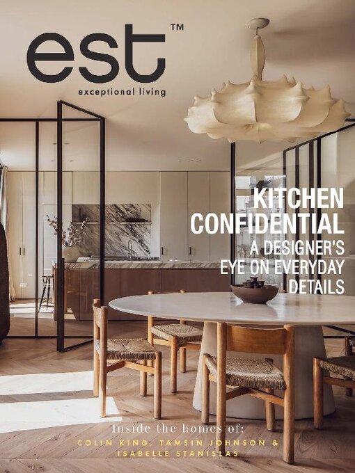 Title details for est living magazine by Est Living - Available